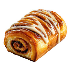 A cinnamon roll, isolate on transparent background