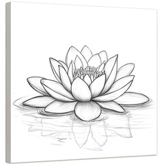 Fototapeta premium Japanese-style 2D illustrator doodle cartoon for floor tiles and wallpaper