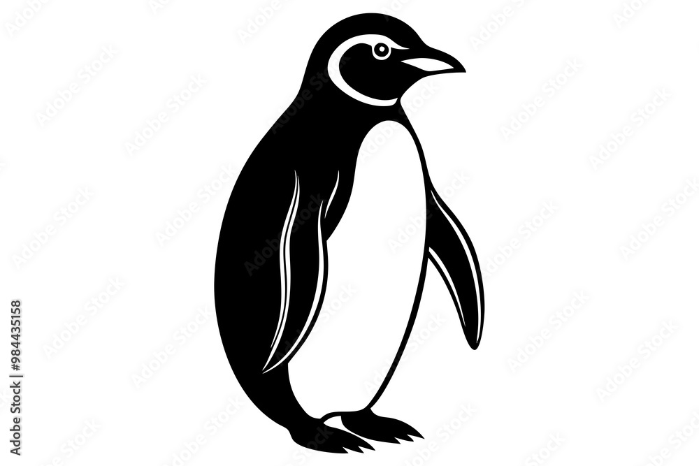 Wall mural penguin bird,penguin icon, penguin illustration