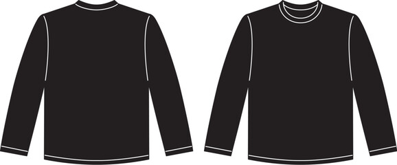 黒ロングTシャツ