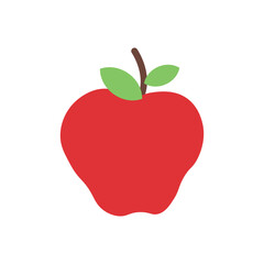 Apple fruit icon, vector design
