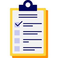Fototapeta premium Document Checklist Icon