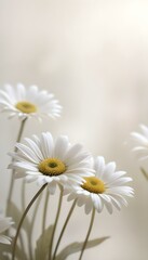 Naklejka premium A seamless floral pattern with abstract shapes