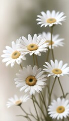 Fototapeta premium A seamless floral pattern with abstract shapes