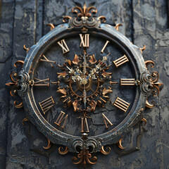 Obraz premium Clockwork Wonders The Artistry of Time’s Inner Workings