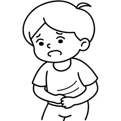 cartoon-little-boy-suffering-from-stomachache