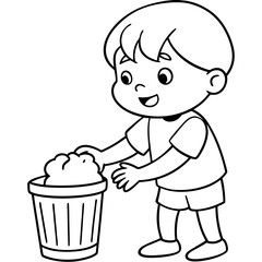 cartoon-little-boy-taking-out-the-trash