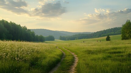 Obraz premium sunrise over the mountains