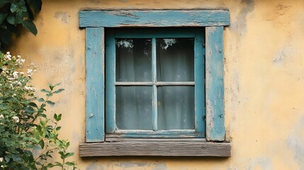 creative old home windows . wooden old house window