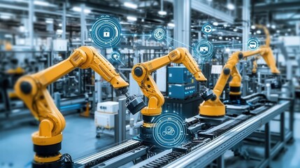 Industrial IoT networks enabling automation and predictive maintenance