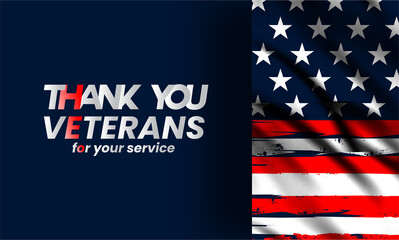 thank you veterans ,  honoring all who served,   design vector illustration