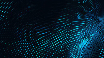 Fototapeta premium black and blue halftone background