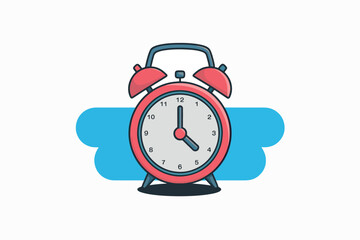 Alarm clock, concept of time and alarm.