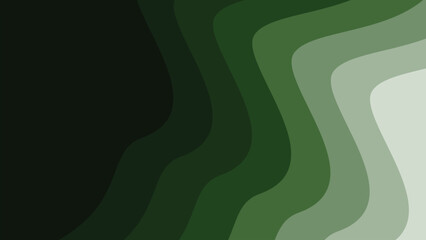 Green paper cut abstract background for backdrop or presentation
