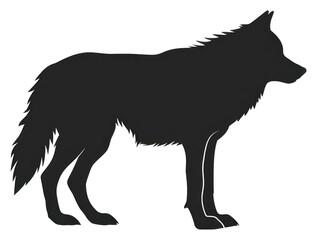 Obraz premium PNG Wolf silhouette wolf kangaroo.