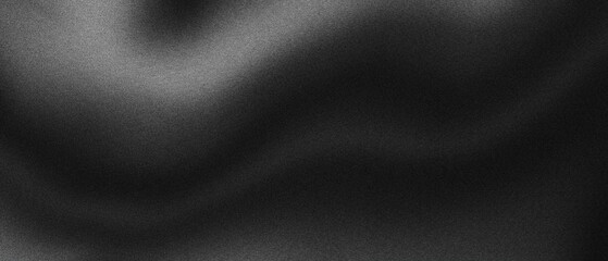 Abstract grainy noise texture, fluid black and white marble waves, perfect for extra-wide website banners, headers, and vintage-inspired poster layouts.