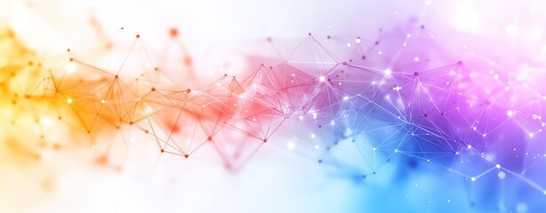 Obraz premium Polygonal background with colorful shapes