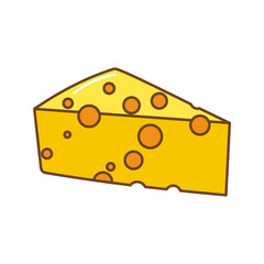Cheese Icon Illustration