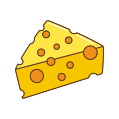 Cheese Icon Illustration