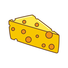 Cheese Icon Illustration