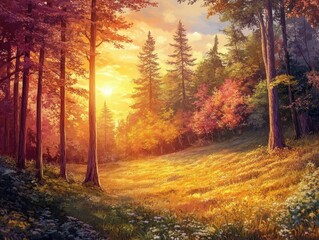 Obraz premium autumn in the woods