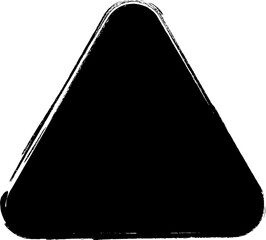 Triangle rounded brush frame