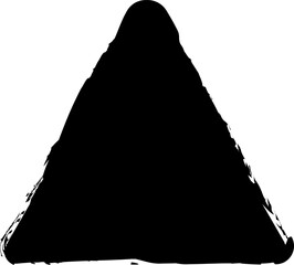 Triangle rounded brush frame