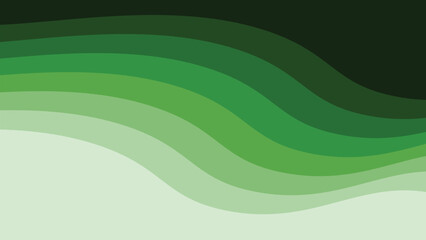 Green paper cut abstract background for backdrop or presentation