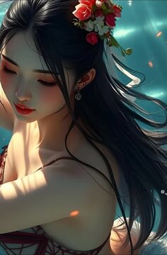  woman swimer 