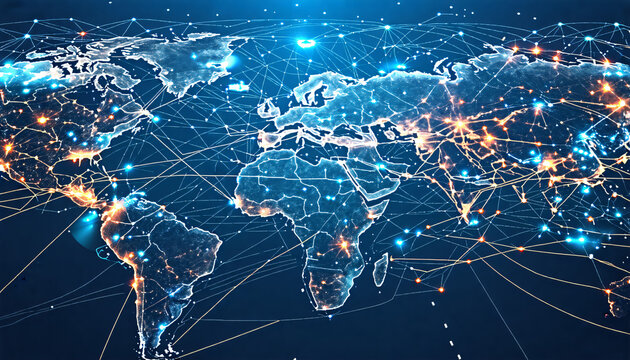 Global Digital Connectivity: Mapping the World's Information Networks