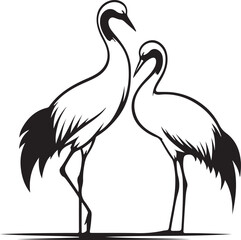 illustration of a flamingo