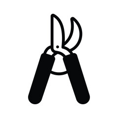 A pruner tool, essential for trimming plants and bushes