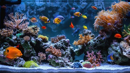 Beautiful aquariums, from selecting compatible fish species to creating a balanced ecosystem that mimics natural habitats.