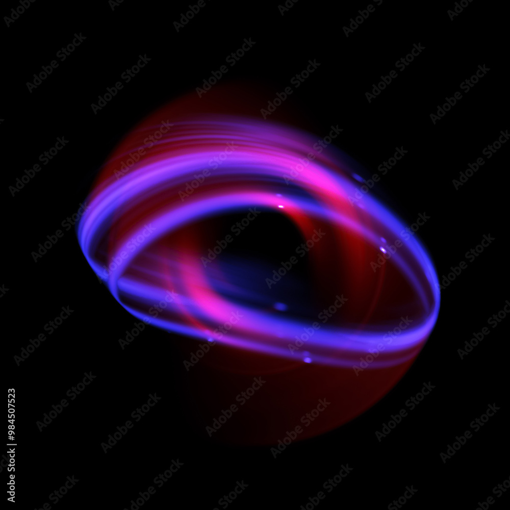 Wall mural vivid abstract background. beautiful swirl trail effect frame. mystical portal. bright sphere lens. 