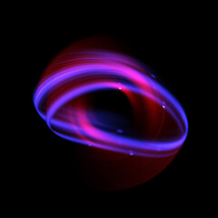 Vivid abstract background. Beautiful swirl trail effect frame. Mystical portal. Bright sphere lens....