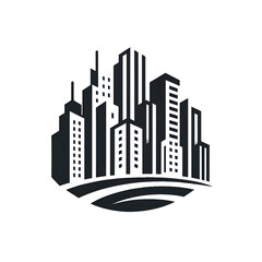 Fototapeta premium city skyline silhouette