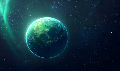 Obraz premium graphics of space, planets, and astronauts on a white background.