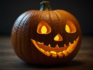 Halloween pumpkin lantern.