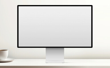 Computer screen png mockup, transparent digital display