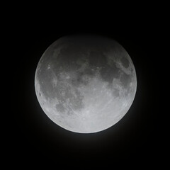 Obraz premium Partial Lunar Eclipse