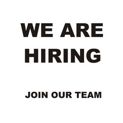 we are hiring PNG sign 