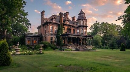 Luxury villa in the garden