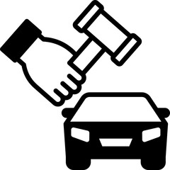 Car Auction Icon