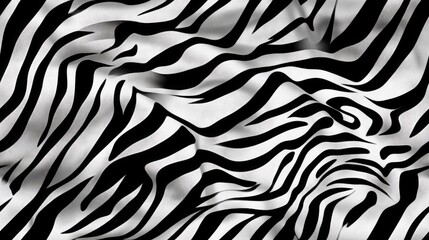 Zebra pattern textile