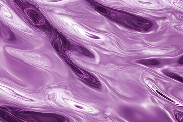 purple metal liquid texture. abstract background in the form of liquid shiny violet metal. glossy chrome texture. 3D rendering