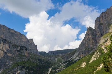 Hiking at Colfosco - Col Pradat - Italy