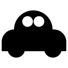 Old Car vector icon. EPS 10.