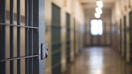 Freedom in prison reform, depicting efforts to improve the justice system and rehabilitate inmates