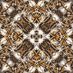 Fototapeta premium paisley kaleidoscope ornament decorative arabesque floral wavy geometric motif pattern. traditional ancient art. for fabric, textile, wallpaper, carpet, scarf, hijab, shawl, kerchief, bandana, pillow