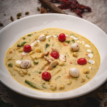 Indian dish navratan korma